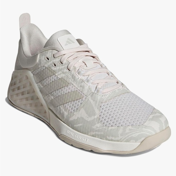 Adidas Women’s Dropset Trainer 2 Chalk White Alumina Athletic Sneakers - Picture 1 of 14